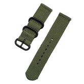 xDfind Ring Buckle Nylon Canvas Watch Band